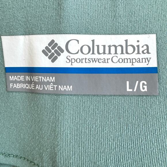 Columbia Womens Cayon Climber Skort Mini  Size L Active Stretch Outdoor Green - Picture 2 of 6